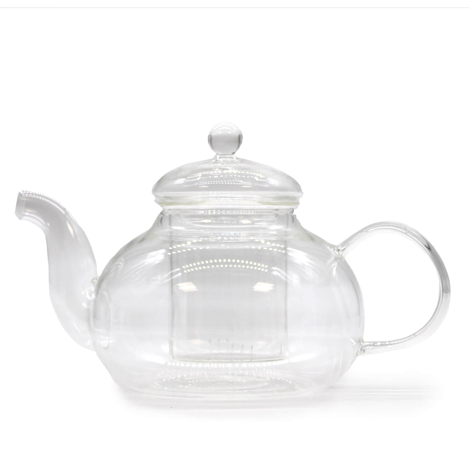 Glass Infuser Teapot – Round Pearl – 800ml – Gift Boxed