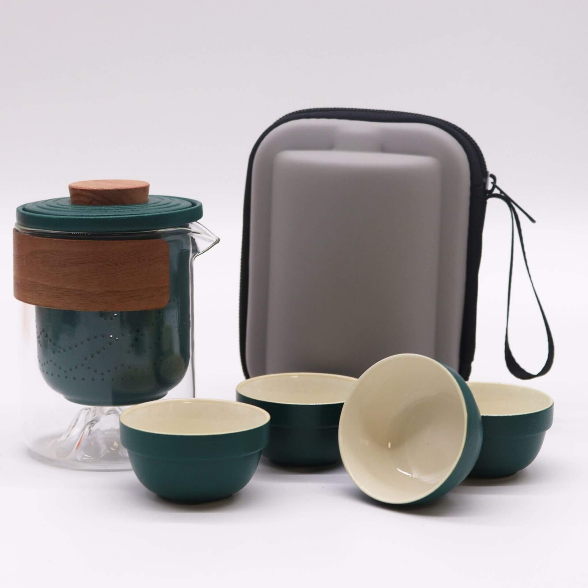 Travel Mountain Teapot Set – Four Friends – Travel Pack