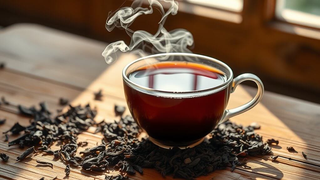 bold rich black tea